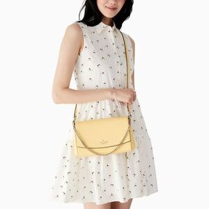 Kate Spade Laurel Way Greer Crossbody Bag in Daybreak/ Pale Yellow